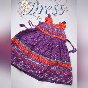 *0986 Youngland sequin Sundress Dress Girls 4T